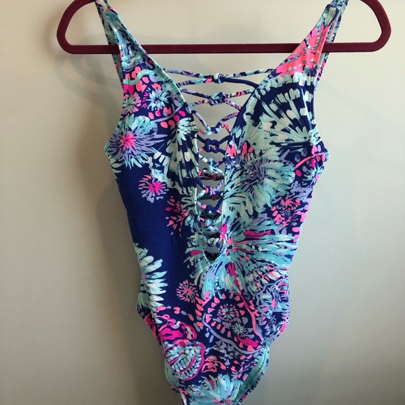 Lilly Pulitzer Other - SOLD Lilly Pulitzer Isle Lattice One Piece Swim